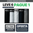 POLO WEAR Kit 6 Cueca Boxer Original Premium ( LEVE 6 PAGUE 1 )